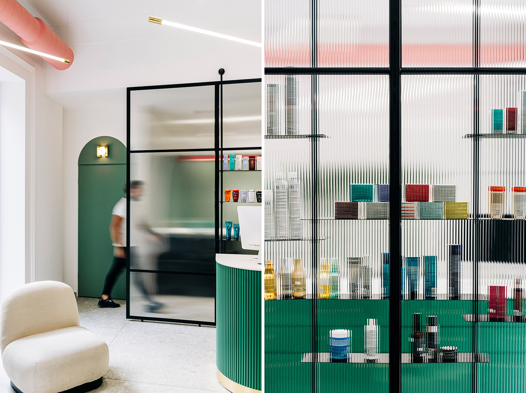 fotografia wnętrz komercyjnych salon fryzjerski