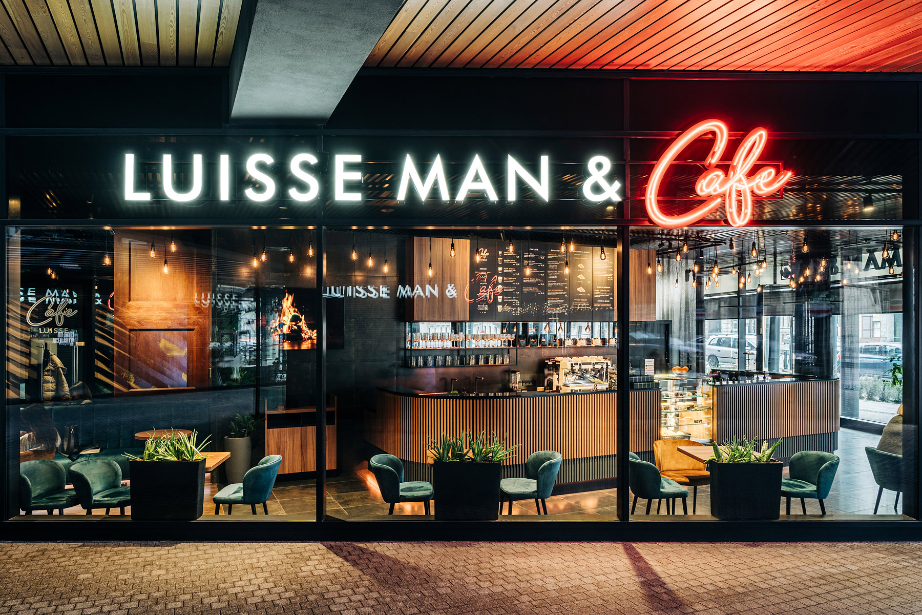 fotografia wnętrz komercyjnych luisse man cafe ogrodowa łódź