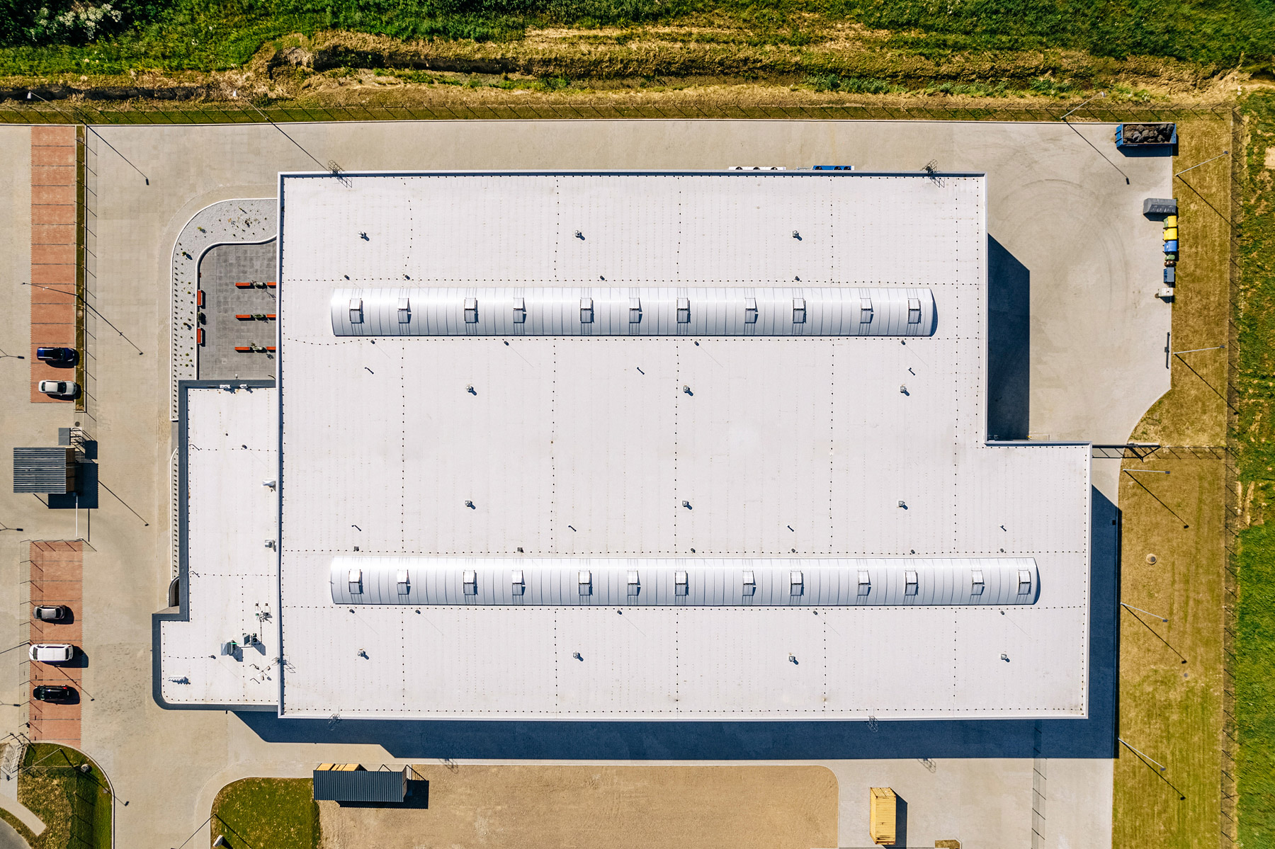 fotografia obiektów przemysłowych dron