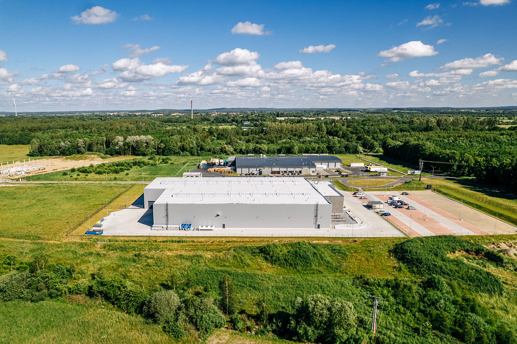 fotografia obiektów przemysłowych dron