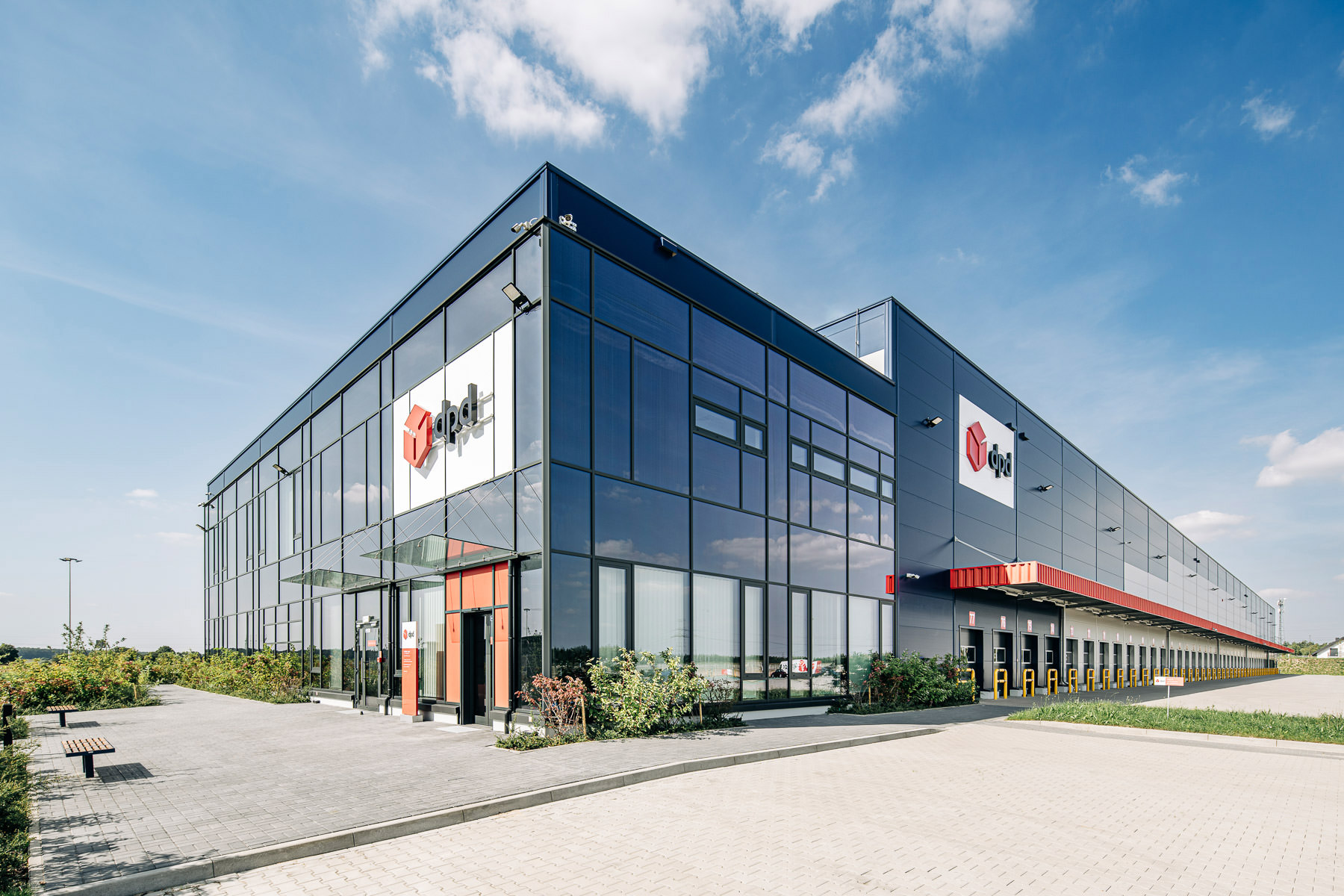 fotografia hale przemysłowe dpd