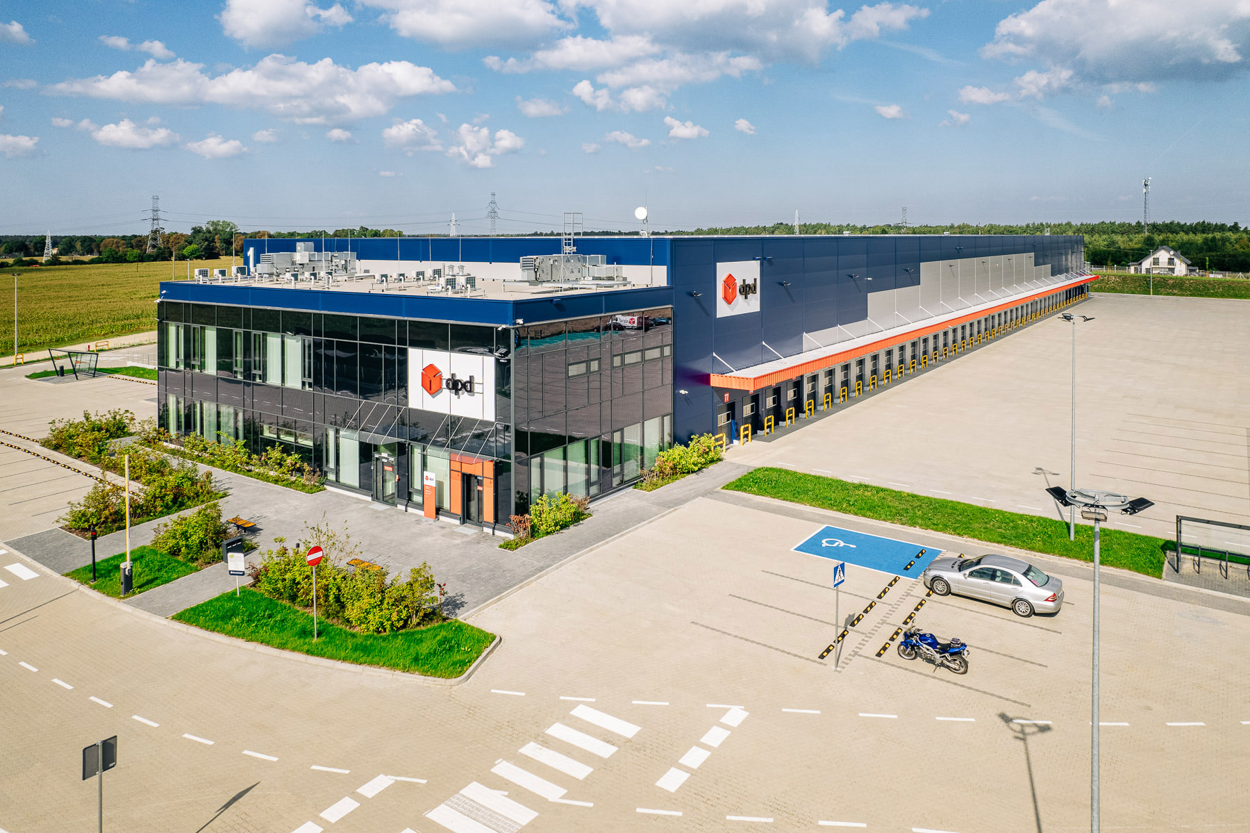 fotografia obiektów przemysłowych dron dpd